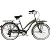 Cicli Puzone BICI ALLUMINIO DA DONNA MISURA 26 CITY BIKE BICICLETTA BEACH CRUISER STILE AMERI