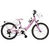 Cicli Puzone BICI BIMBA DA PASSEGGIO MISURA 20 TELAIO VENERE BAMBINA MODELLO BABY BUNNY BB20C