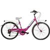 Cicli Puzone BICI DA BAMBINA LINEA VENERE BIMBA MISURA 24 CAMBIO 6V BICICLETTA DA RAGAZZA VEN