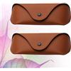 2 Pcs Glasses Holder Eyewear Protector Astuccio Occhiali Custodie Porta