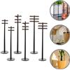 6 Pcs Accessorio Per Modellismo Ferroviario Micro Pali Telegrafo Di Scenario