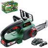 Bosch Motosega Elettrosega UniversalChain 18 (batteria da 2.5 Ah, caricabatteria