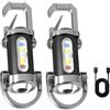 Portachiavi USB Ricaricabile Torcia Luce LED Luminosa Portatile Set 2