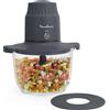 Moulinex Choppeo, Tritatutto con Recipiente in Vetro, Capacità Utile di 1 L, Vet