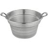Pentola A Caldaia Coperchio Cm 13 Litri Lt Alluminio Pentolone Pomodori Pomodoro
