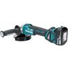 MAKITA - Smerigliatrice Angolare LXT DGA513RTJ | 18V Brushless | 125mm | Kit 2x