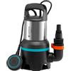 GARDENA Pompa sommersa acqua sporca 16000: pompa sommersa con portata 16000 l/h,