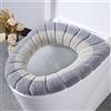 Tappetino WC Sedile WC Design Completamente Chiuso Lavabile Poliestere Tappetino