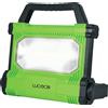 Luceco Faretto LED da Cantiere 30W, Faro Ricaricabile IP54 Impermeabile, Lampada