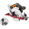 WORX WX530.9 Sega circolare EXACTRACK a batteria 20V- 55 mm. (solo corpo macchin