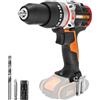 WORX Trapano a Batteria 20 V Slammer Drill WX354.9 Motore Brushless Senza Batter