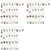 No 90 Pezzi Ciondoli per Bicchieri da Vino Identificatori di Bevande Ciondoli 2140