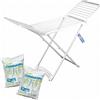 Vileda Kit Stendibiancheria Zaffiro 20m + Accessori Interno/Esterno