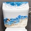 Adesivo WC impermeabile PVC 3D stelle marine 37x10cm 37x17cm 40x29cm decalco