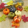 6 Pcs Zucchette Decorative Finte Realistiche Zucca Di Simulazione