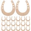 36 Pcs Ferro Di Cavallo in Legno Forma Cuore Decorazioni Rustiche Per Matrimoni