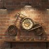 Orologio Da Parete In Ferro Battuto A Forma Di Motocicletta Con