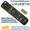 BRAVO Telecomando universale per MAJESTIC TV e DECODER DTT SAT DVD HIFI