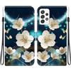 Not applicable Custodia pelle Samsung Galaxy A52 4G/5G con motivo colorato effetto cristallo