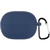 Not applicable Custodia protettiva in silicone blu navy con gancio per Xiaomi Redmi Buds 3 Lite