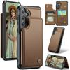 Not applicable Custodia antifurto RFID CaseMe C22 con slot schede per Samsung Galaxy S25 5G