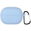 Not applicable Custodia in silicone Sky Blue con gancio per auricolari Xiaomi Redmi Buds 3 Lite
