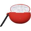 Not applicable Custodia protettiva in silicone liquido rossa per auricolari Huawei FreeBuds 4i