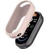 Not applicable Xiaomi Mi Band 8 Custodia Protettiva Silicone Superficie Lucida Rosa