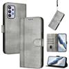 Not applicable Custodia in pelle retrò con fibbia per Samsung Galaxy A32 4G grigio