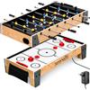 Does not apply Tavolo Da Gioco 2 in 1 Con Calcio Balilla Professionale Hockey Ad Aria Calcio Ba