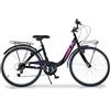Dino Bikes BICI DONNA DINO BIKES LINEA AURELIA BICICLETTA CITY BIKE 6V SUMMER TIME ART. 604