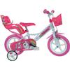 Dino Bikes BICI DA BAMBINA MISURA 12" ART. 124RL-UN BICICLETTA DINO BIKES DA BIMBA UNICORN