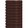 vidaXL Asciugamani per Sauna FROGN 10pz Marrone 80x200cm 360 g/m² vidaXL