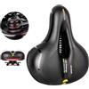 Sella da bicicletta Comfort XXL traspirante strada mountain bike ammortizzato...