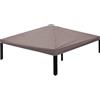vidaXL Copertura Superiore per Gazebo in Tessuto 310 g/m² Beige Tetto Tendone vidaXL