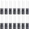 Allecin Condensatori Elettrolitici 100uF 25V Condensatore Elettrolitico in Alluminio 100