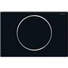Geberit, Placca di comando Sigma10 115.758.14.5, per risciacquo a 1 quantità, colore nero opaco, cromo 115758145