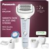 Panasonic ES-EY90 Epilatore Bagnato e Asciutto, Doppio Disco con 60 Pinzette, Te
