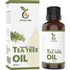 Natura Pur Tea Tree Oil 30ml Olio Tea Tree puro biologico anti acne brufoli e punti neri