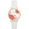 Kate Spade New York Orologio Kate Spade New York Metro Donna Quarzo Cinturino Bianco Cassa Oro...