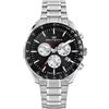 Philip Watch Orologio Philip Watch Blaze R8273995020 acciaio cronografo Nero Panda uomo 42mm