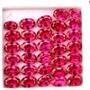Senza marchio 32 Pezzi Rubino Mogok Rosso Naturale Ovale 6,00 x 4,00 mm Gemma Trattata CERT...