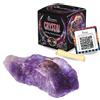 SAMSARA - Pietra Grezza AMETISTA Naturale con Confezione Regalo e Foglietto Info