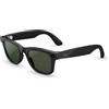 Meta Ray-Ban Meta (Gen 2) Wayfarer Grande Occhiali IA per Uomo, Donna — Fotocamera 12 MP, Video 3K Ultra HD, Meta AI — 2X Durata della Batteria — Montatura Nera Lucida, Lente Transitions Graphite Green