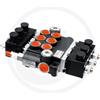 GRANIT Distributore Elettrico 12V A 3 Sezioni Oleodinamico 3/8 Doppio Effetto 200 BAR