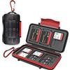 Kiorafoto 36 Slot Porta Schede per 18 TF + 12 SD + 6 CF Memoria Card Custodia Me