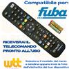 BRAVO TELECOMANDO UNIVERSALE per FUBA TV DECODER SAT e TERRESTRE DVBT2 SCEGLI MODELLO