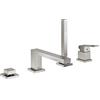Grohe 19897DC1 Eurocube OHM Bath - Rubinetteria 4 ore, 1,8 gpm, in acciaio inox
