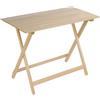 NEW MOTTINOX Tavolo da Giardino in Legno di Faggio Pieghevole 60 x 100 cm