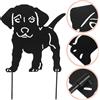 1pc Decorativo da giardino Plug-in Decor Ruggine per cuccioli Recipiente per